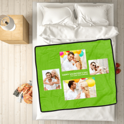 Custom Blankets Personalized Photo Blankets Custom Collage Blankets With 4