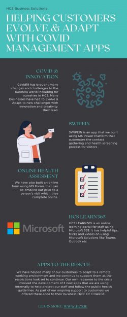 Helping Customers Evolve & Adapt with Covid Management Apps