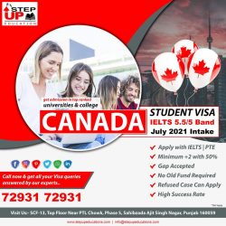 CANADA Student Visa with IELTS 5.5/5 Band