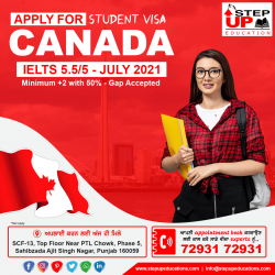 CANADA Student Visa with IELTS 5.5/5 Band