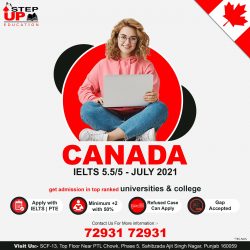 CANADA Student Visa with IELTS 5.5/5 Band