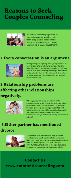 Reasons to Seek Couples Counseling – Ammirati Counseling