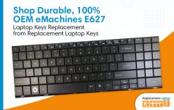 Shop Durable, 100% OEM eMachines E627 Laptop Keys Replacement from Replacement Laptop Keys