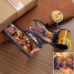 Custom Photo Keychain MultiPhoto Camera Roll Keychain For Dad