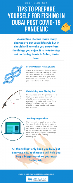 Tips To Prepare Yourself For Fishing In Dubai Post Covid-19 Pandemic