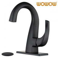 Matte black bathroom faucets |WOWOW FAUCET