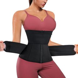 ELEADY Hot Sauna Slimming Neoprene Waist Trainer with 2 Straps