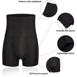 ELEADY Men’s Girdle Tummy Control Shorts