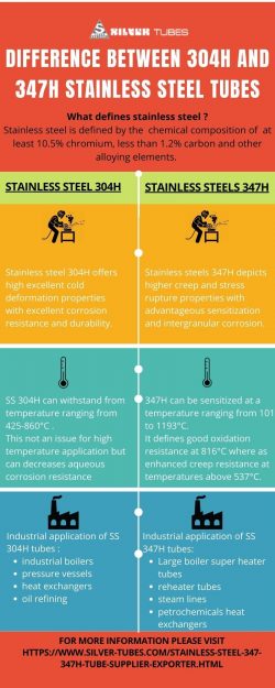 Difference between 304H & 347H Stainless Steel Tubes