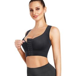 Eleady Front Closure Sports Bra Post Surgery Brassiese