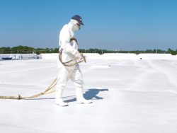 Foam Spray Roofing Contractors in Redding, California.