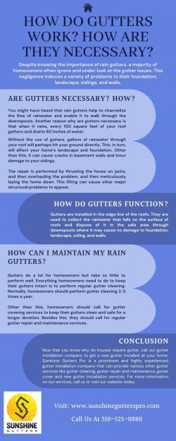 How Do Gutters Work? How Are They Necessary?