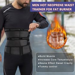 Eleady Men Triple Compression Waist Trainer Trimmer