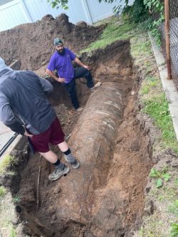 1k Gallon Underground Oil Tank Removal in Lyndhurst