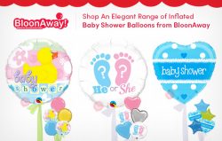 Shop an Elegant Range of Inflated Baby Shower Balloons from BloonAway