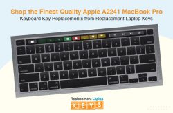 Shop the Finest Quality Apple A2241 MacBook Pro Keyboard Key Replacements from Replacement Lapto ...