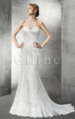 Abito da Sposa Lungo Cuore Cerniera Lusso Sensuale – Gillne.it