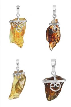 Shop Natural Yellow Amber Stone Jewelry