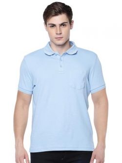 LIQUID POLO POCKET T-SHIRT – IRISH BLUE