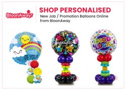 Shop Personalised New Job / Promotion Balloons Online from BloonAway