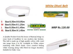 Buy Dhoti Belts Online in Tirupati | Ramraj Cotton