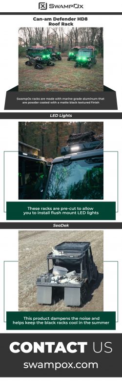 Buy Can-am Defender HD8 Roof Rack at affordable price at SwampOx