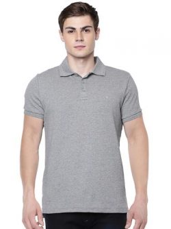 LIQUID POLO WITHOUT POCKET T-SHIRT – GREY