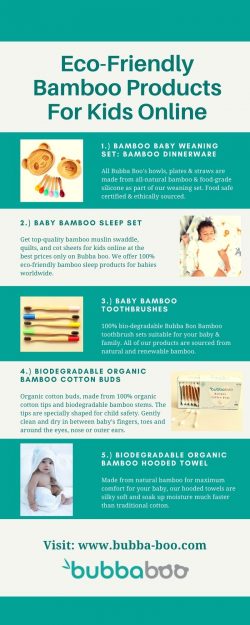 Eco-Friendly Bamboo Products For Kids Online