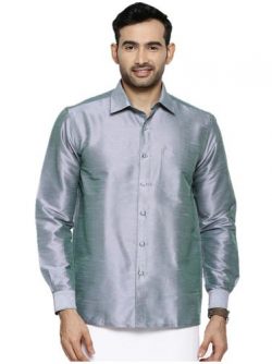 SILK PARK FULL SLEEVES SHIRT – GREY