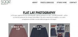 Flat lay photography london