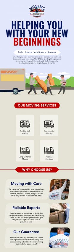 Get Reliable Moving Services in Round Rock, TX from The Official Moving Company