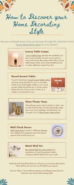 How to Discover your Home Decorating Style