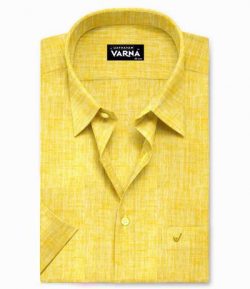 Crayola Yellow – Pure Linen Colour Shirts – LC20006