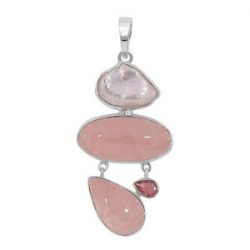 Real Rose Quartz Stone Jewelry