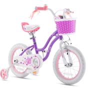 RoyalBaby Stargirl Girls Kids Bike 12 14 16 18 Inch, Purple