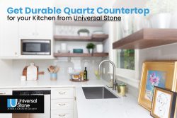 Get Durable Quartz Countertop for your Kitchen from Universal Stone