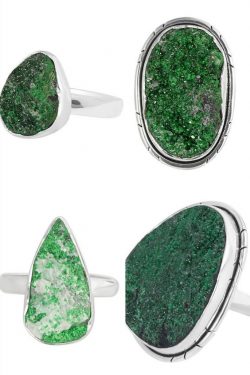 Buy Real Green Uvarovite Stone jewelry