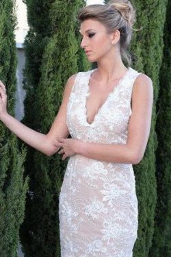 Abito da Sposa Moda con Ricamo Seducente Esclusivo Naturale – Gillne.it