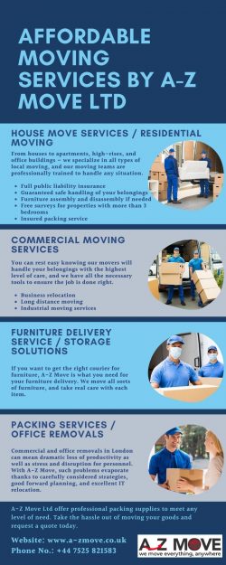 Affordable Moving Services By A-Z Move Ltd