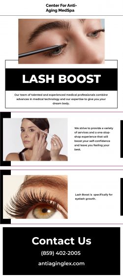 Lash Boost Enhancer For Longer Lashes at Center for Anti-Aging MedSpa