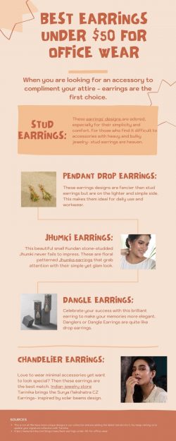 Best Earrings Under $50 For Office Wear