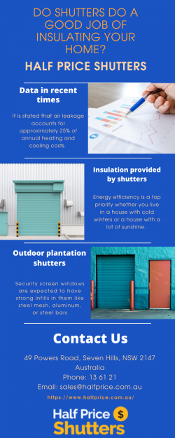 DO SHUTTERS DO A GOOD JOB OF INSULATING YOUR HOME?