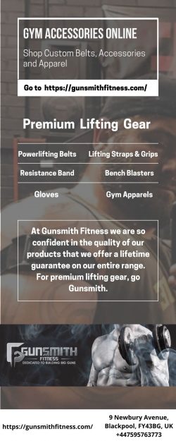 Get Gym Accessories Online | Gunsmith Fitness