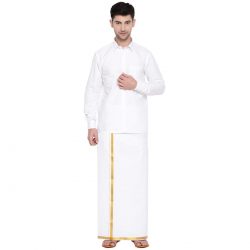 VETHA 1 INCH JARI DHOTI