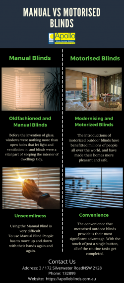 Manual vs Motorised Blinds