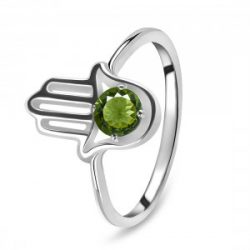 Green Moldavite Rings at Affordable Price