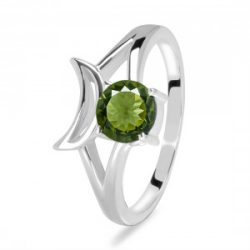 Buy Green Moldavite Rings for Women