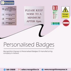 Personalised Badges