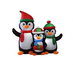 Christmas inflatable Penguin Family https://www.fulechristmas.com/