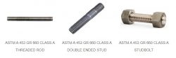 ASTM A 453 GR 660 CLASS A STUDBOLTS